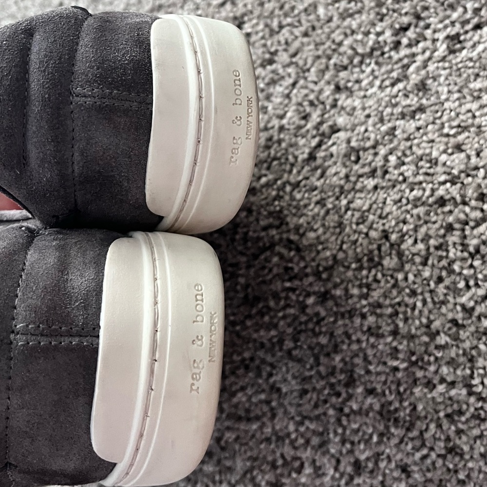 Rag & Bone Grey Velcro sneakers - Picture 6 of 8